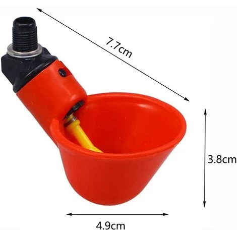 BENOBBY KIDS Abreuvoir à Volaille, 8 Pièces Gobelets Automatiques Pour Poulet, Mangeoire à Pigeon, Convient Aux Poulaillers, Canards, Dindes, Poules, Coqs, Fournitures Pour Animaux De Ferme – Image 2