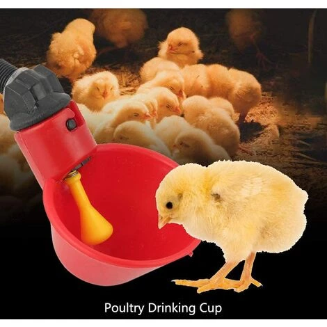 BENOBBY KIDS Abreuvoir à Volaille, 8 Pièces Gobelets Automatiques Pour Poulet, Mangeoire à Pigeon, Convient Aux Poulaillers, Canards, Dindes, Poules, Coqs, Fournitures Pour Animaux De Ferme – Image 4