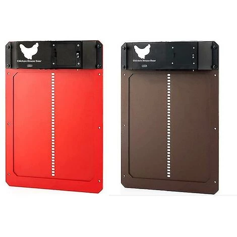 WIAN Porte Pour Animaux De Compagnie Lumière Induction Porte Automatique De Poulailler Porte De Poulailler Porte Pour Animaux De Compagnie Maison Simple Et Confortable – Image 2