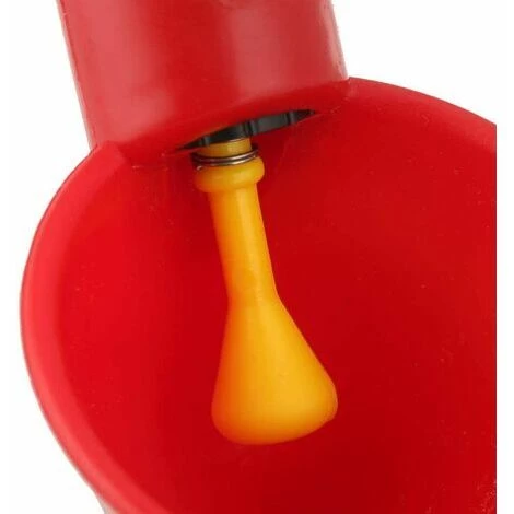 OUSUDELA 10 PCS Abreuvoir Poules Abreuvoir à Poulet En Plastique Automatique Abreuvoir à Volaille Kit Distributeur D'eau Potable Bols Systèmes D'alimentation En Eau Pour Cailles D'oiseaux Pigeon Poulet – Image 4