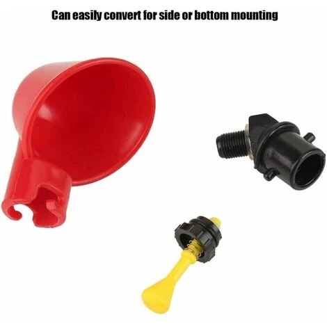 LLOVE Breuvoir De Poulet, 12 PCS Automatique Pour Poulailler Distributeurs D'eau Automatique Pour Poulet Canard Volaille Eau Potable Tasses Abreuvoir Mangeoire Pour Bétail Poule â Image 3
