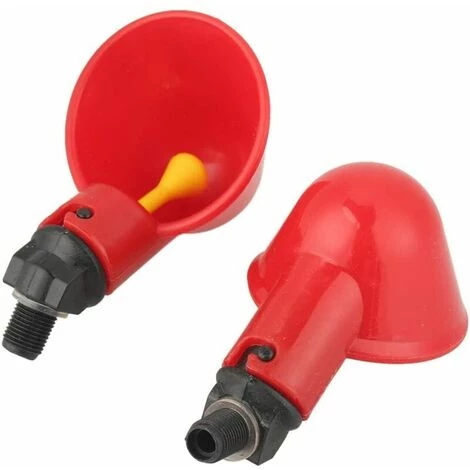 LLOVE Breuvoir De Poulet, 12 PCS Automatique Pour Poulailler Distributeurs D'eau Automatique Pour Poulet Canard Volaille Eau Potable Tasses Abreuvoir Mangeoire Pour Bétail Poule â Image 4