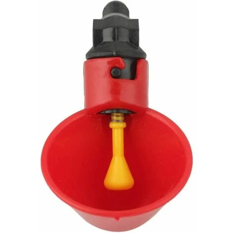 LLOVE Breuvoir De Poulet, 12 PCS Automatique Pour Poulailler Distributeurs D'eau Automatique Pour Poulet Canard Volaille Eau Potable Tasses Abreuvoir Mangeoire Pour Bétail Poule â Image 5