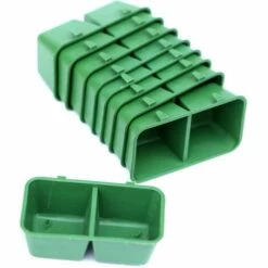 YIENJAOY AGILITY Oiseaux Alimentaire Bol, 12 Pcs Oiseaux Alimentaire Bol D'eau Pour La Nourriture Les Céréales Ou L'eau Et Bols D'alimentation Pour Oiseaux Peut Être Accroché Dans Une Cage, Alimentaire Mangeoire