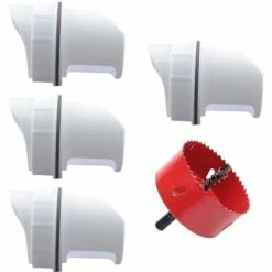 OYLDA Kit D'alimentation Par Gravité Pour Poulets, Résistant à La Pluie Et Au Vent