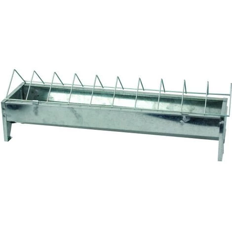 FLAMINGO Mangeoire Galvanisée Pour Poules 50 Cm