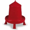POULAILLER DIRECT Mangeoire Avec Anse Et Pieds 8kg Deluxe - Rouge